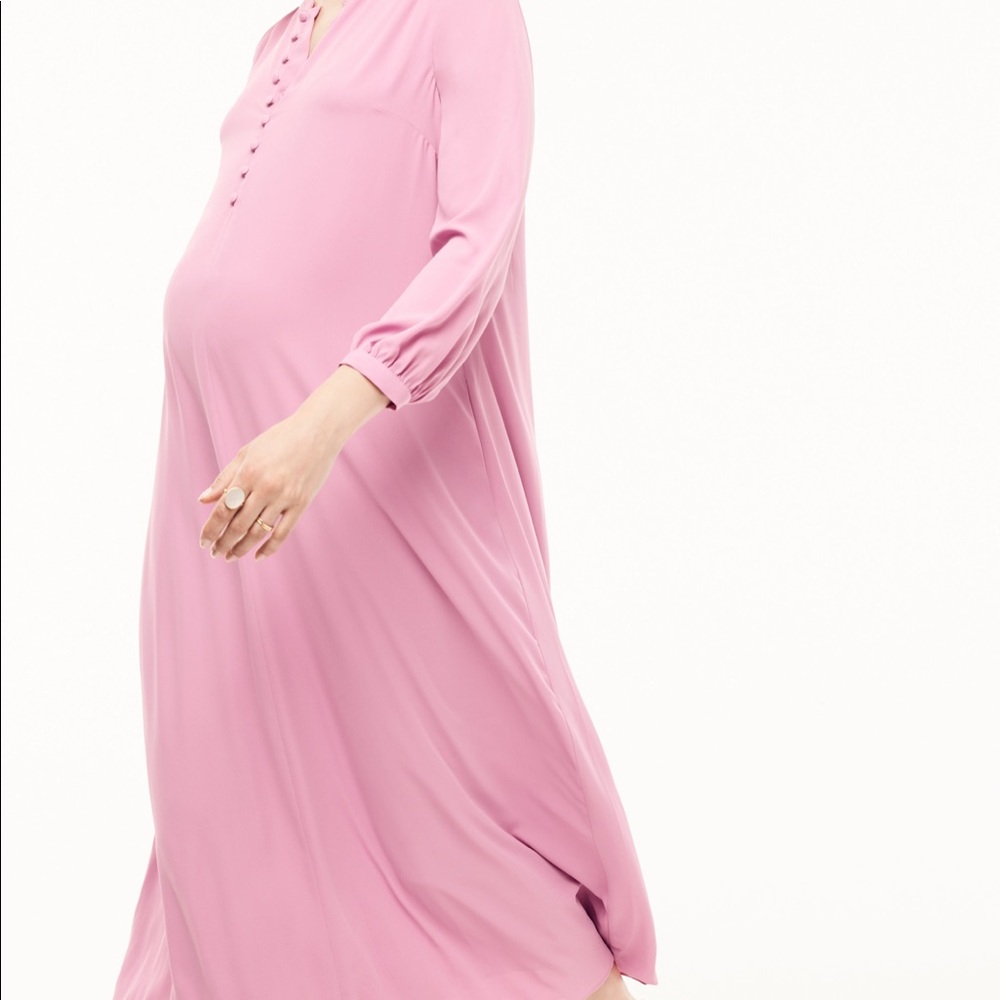 Hatch x J Crew dress pink